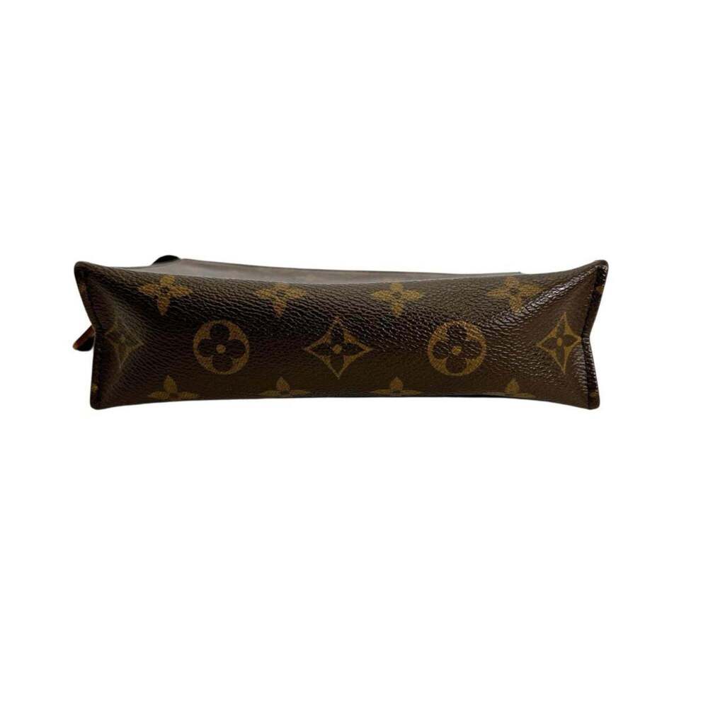 LOUIS VUITTON Authentic Brown Monogram Canvas Pochette Pouch - Picture 3 of 14